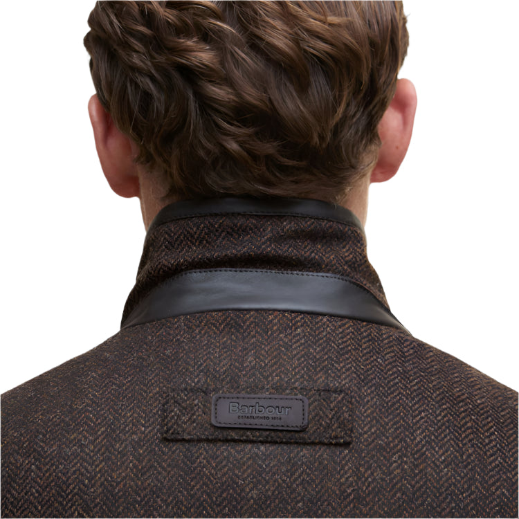 Barbour Hereford Tweed Wool Jacket - Rustic Brown