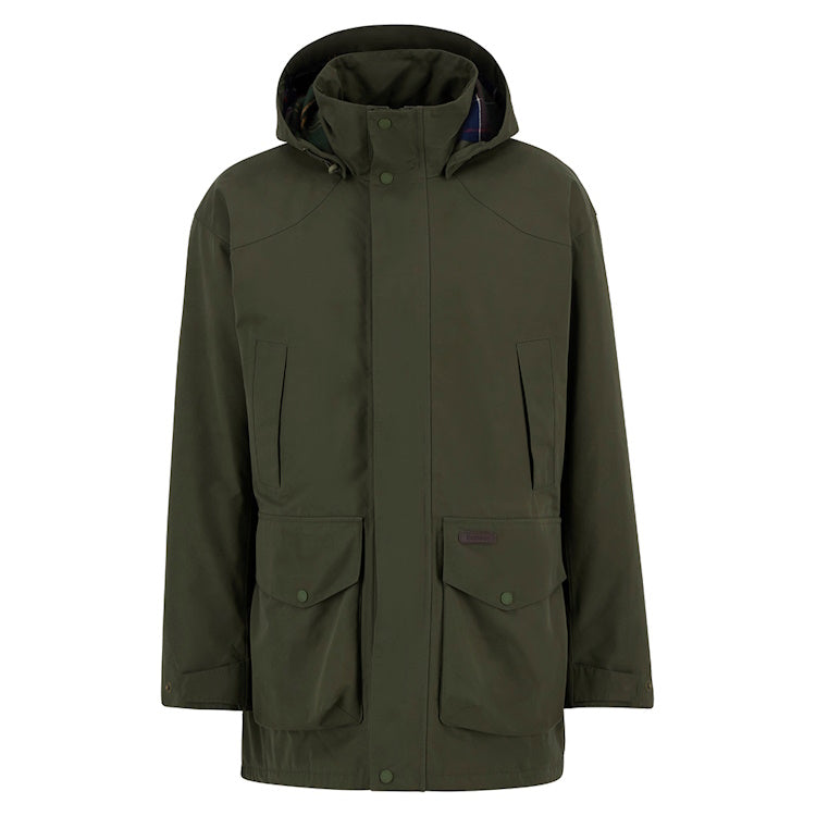 Barbour Farlam Waterproof Jacket - Olive