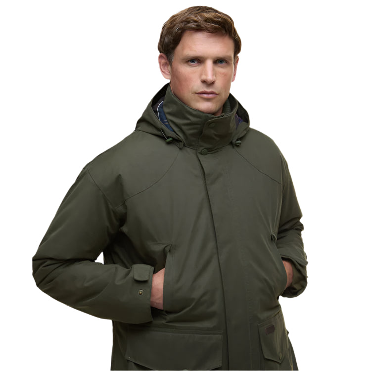 Barbour Farlam Waterproof Jacket - Olive