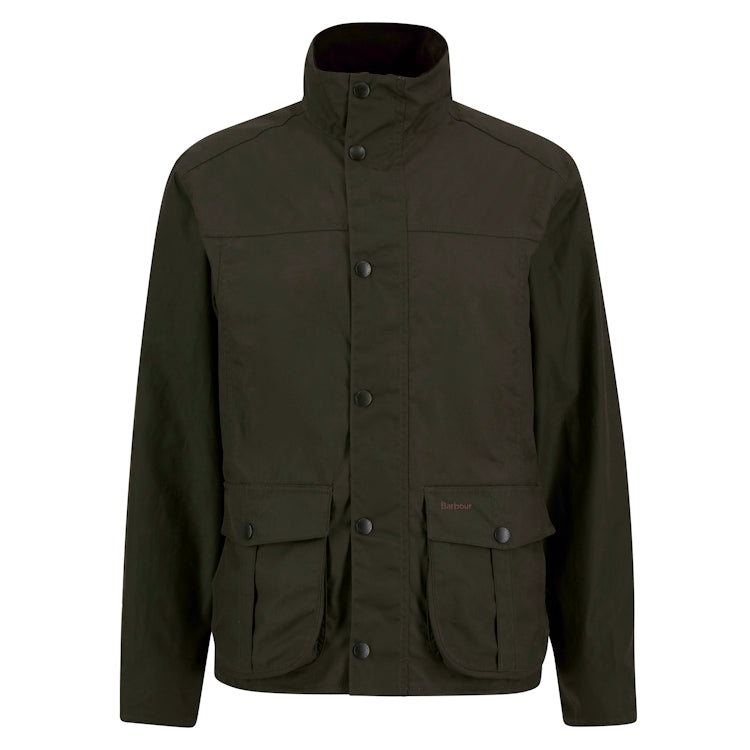 Barbour Sander Wax Jacket - Olive