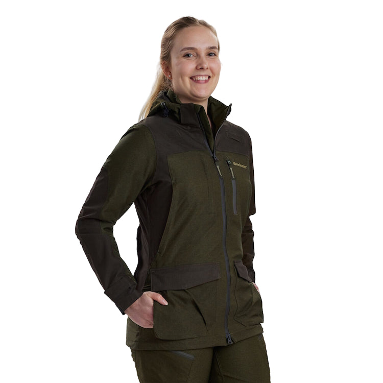 Deerhunter Ladies Chasse Jacket - Olive Night Melange