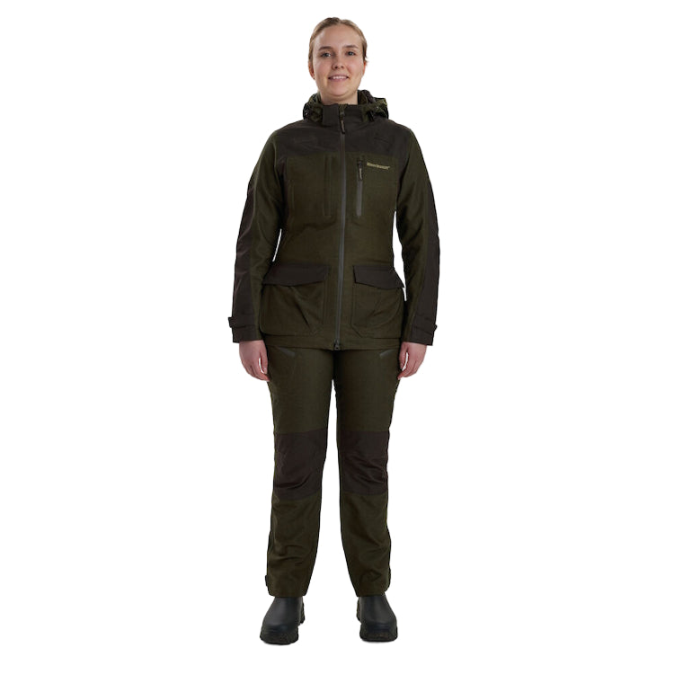 Deerhunter Ladies Chasse Jacket - Olive Night Melange