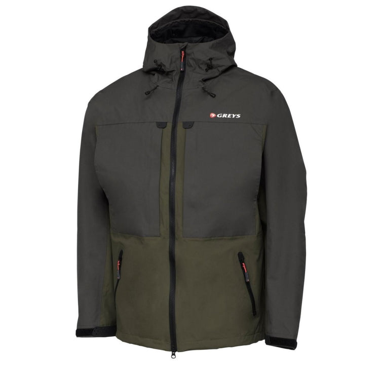 Greys Fin Fishing Jacket Grey/Green John Norris