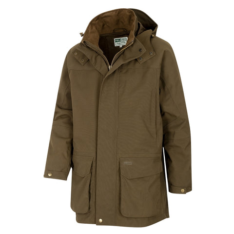 Hoggs of Fife Kingston Rip-Stop Jacket - Olive/Merlot - John Norris