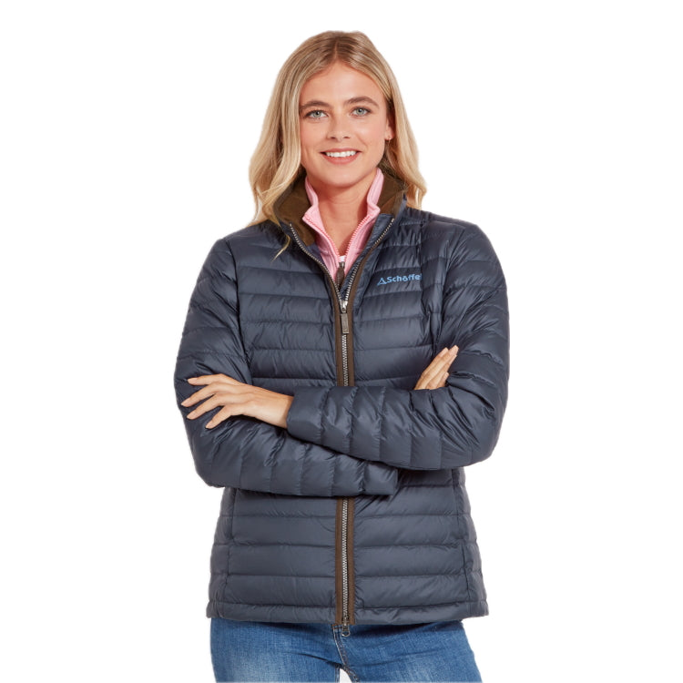 Schoffel Ladies Hambleton Down Jacket - Petrol Blue