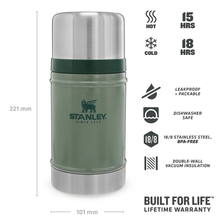 Stanley Legendary Food Jar - Hammertone Green