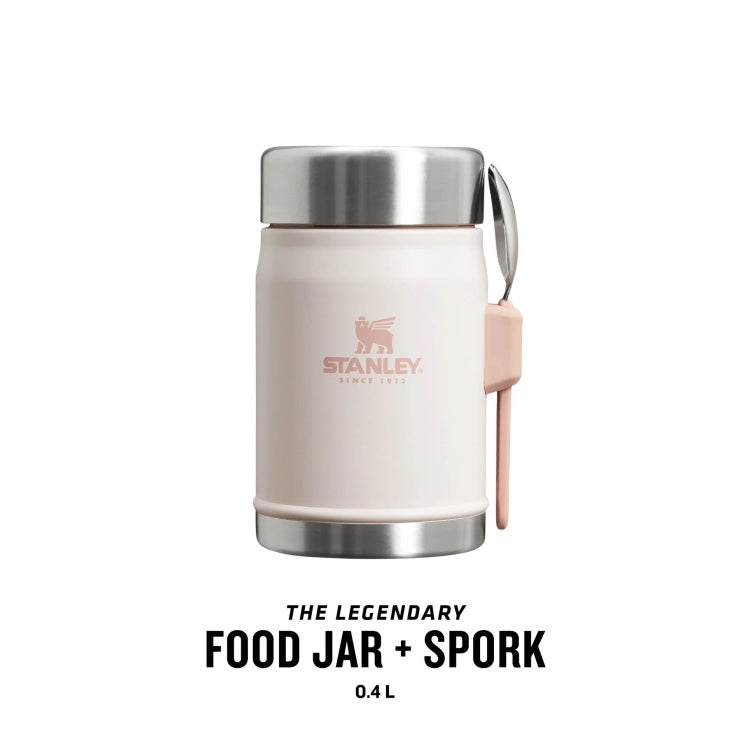 Stanley Legendary Food Jar and Spork - 0.4L - Rose Quartz