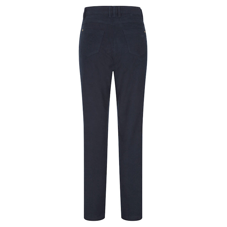 Hoggs of Fife Ladies Catrine Technical Stretch Moleskin Jeans - Midnight Navy