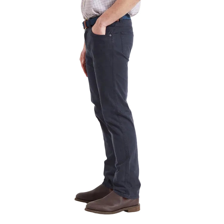 Schoffel Canterbury 5 Pocket Jeans - Navy