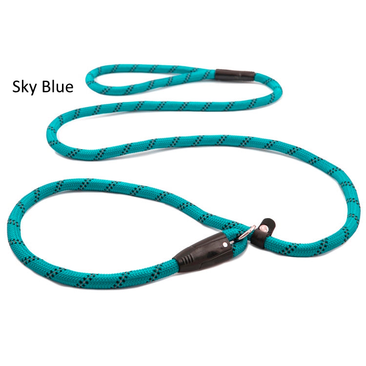 John Norris Dog Slip Lead - Sky Blue
