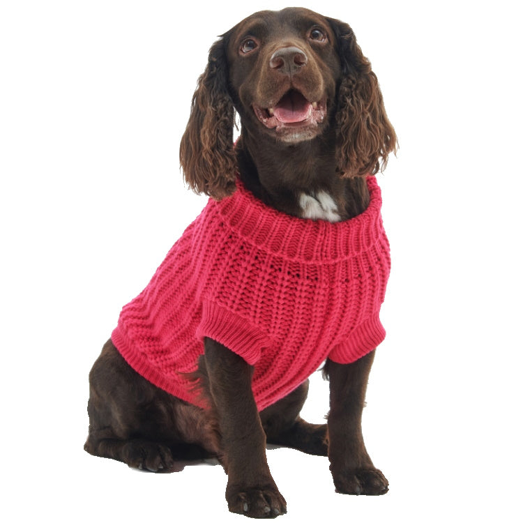Barbour Saltburn Dog Jumper - Pink Dahlia