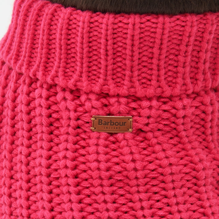 Barbour Saltburn Dog Jumper - Pink Dahlia