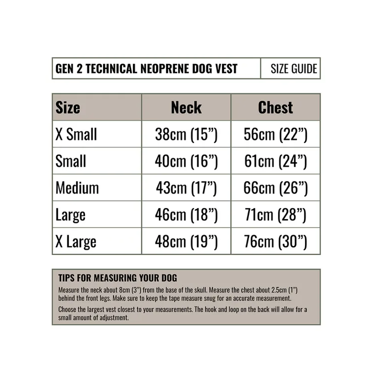 Jack Pyke Gen 2 Technical Neoprene Dog Vest - Evo