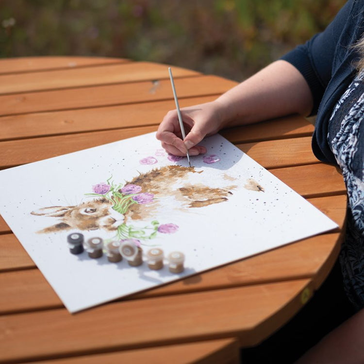 Wrendale Designs Paint by Numbers Kit - Head Clover Heels Rabbit