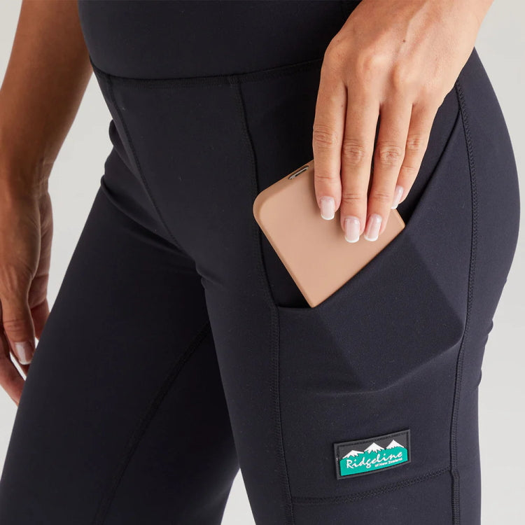 Ridgeline Ladies Infinity Straight Leg Leggings - Black