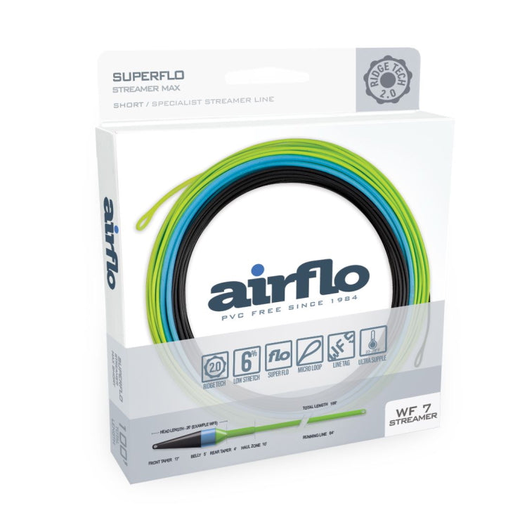 Airflo Superflo Ridge 2.0 Streamer Max Short Sinking Fly Line