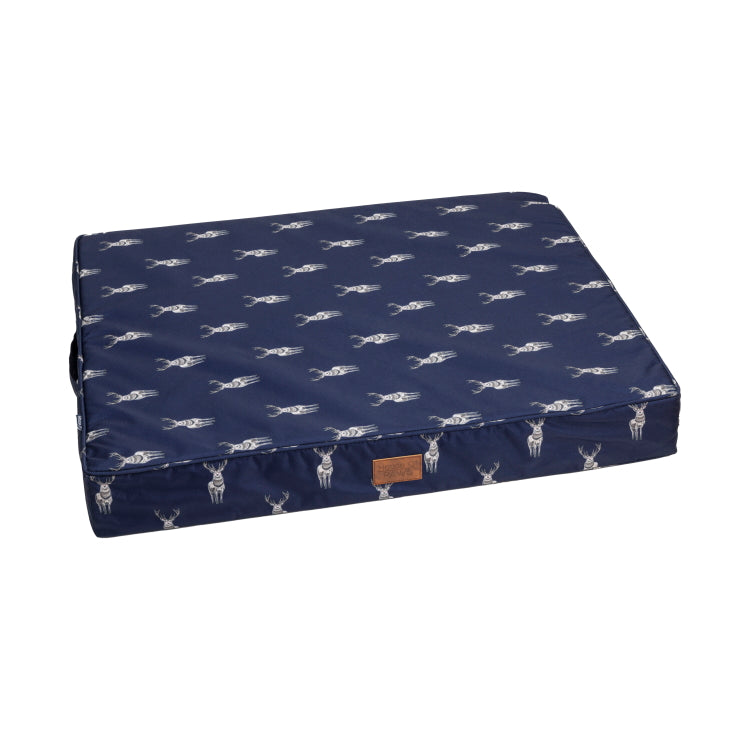 House of Paws Stag Water Resistant Mattress - Navy