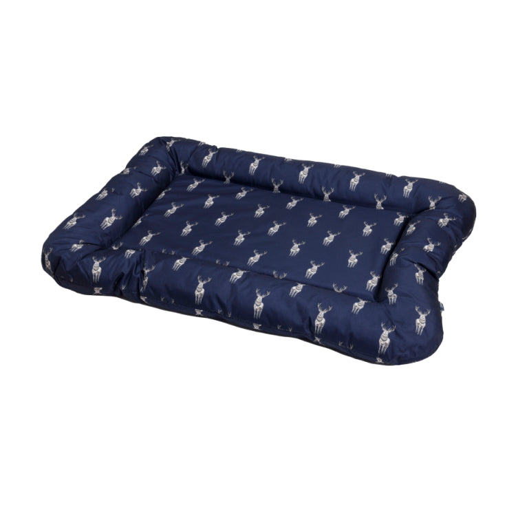 House of Paws Stag Water Resistant Mat - Navy