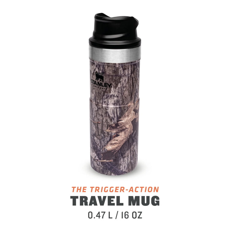 Stanley Trigger-Action Travel Mug - 0.47L - Mossy Oak Country DNA