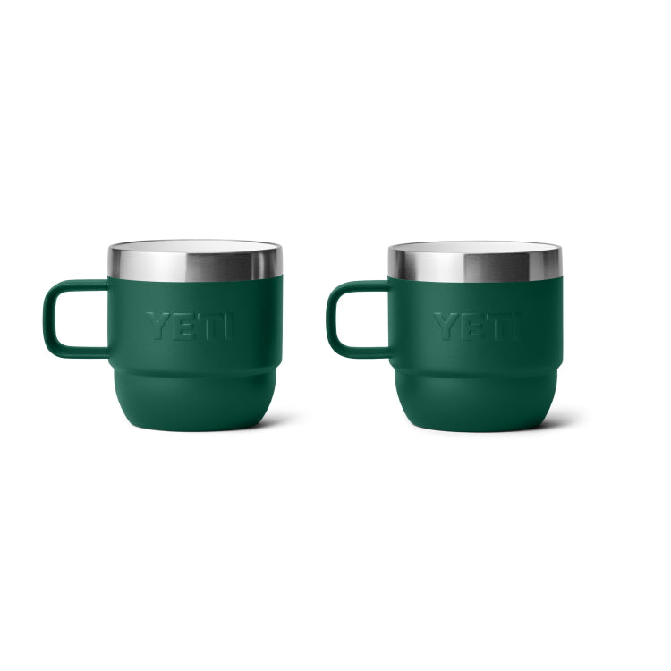 Yeti 6oz Espresso Mugs 2 Pack - Black Forest Green