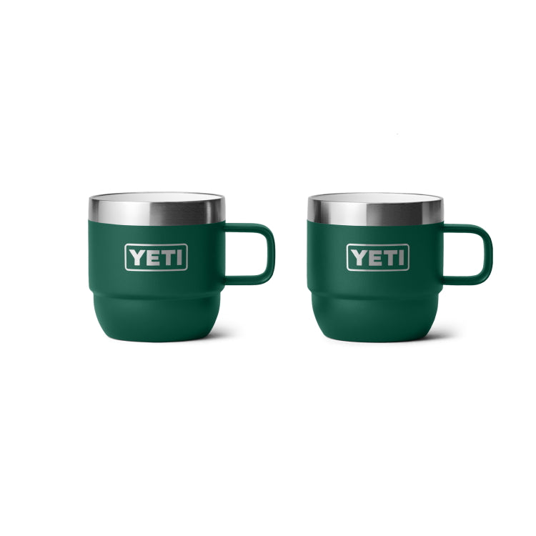 Yeti 6oz Espresso Mugs 2 Pack - Black Forest Green