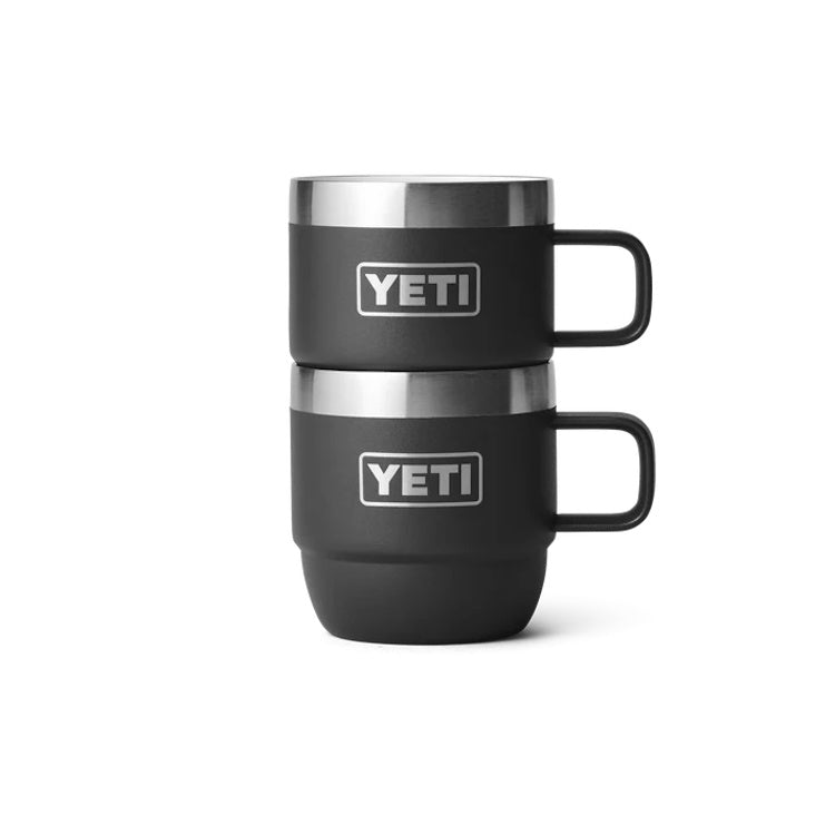 Yeti 6oz Espresso Mugs 2 Pack - Black