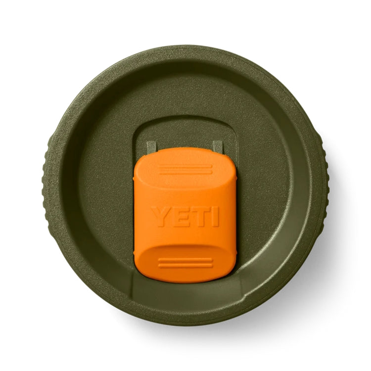 Yeti Rambler 20oz Insulated Travel Mug 2.0 - Olive/King Crab Orange