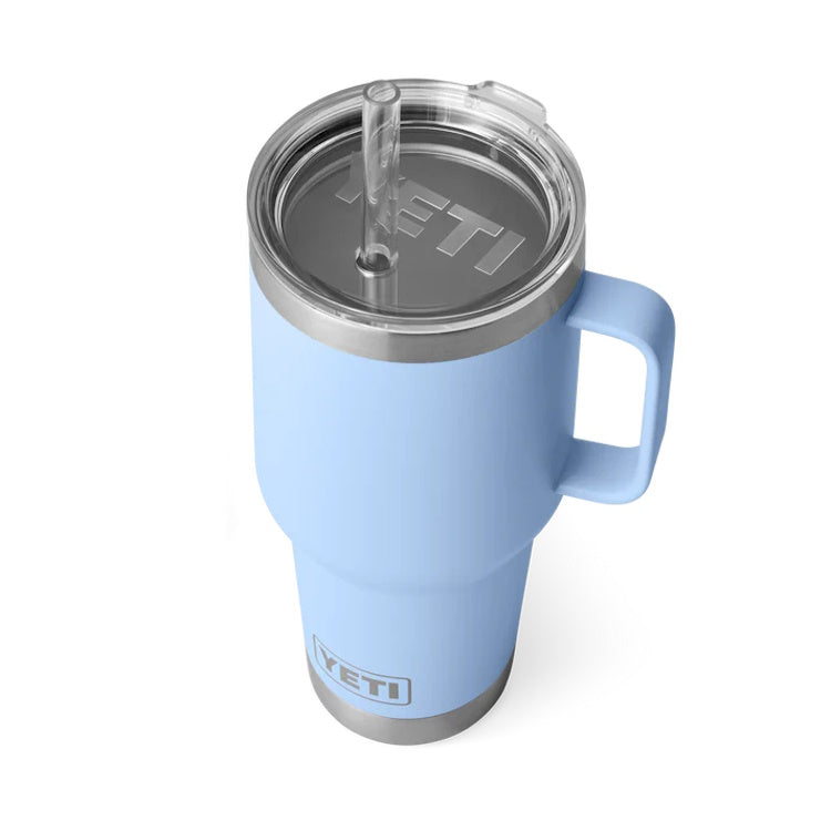 Yeti Rambler 35oz Straw Mug - Big Sky Blue