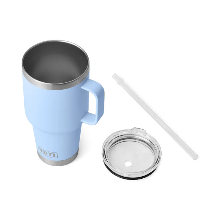 Yeti Rambler 35oz Straw Mug - Big Sky Blue