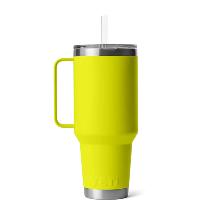 Yeti Rambler 42oz Straw Mug - Firefly Yellow
