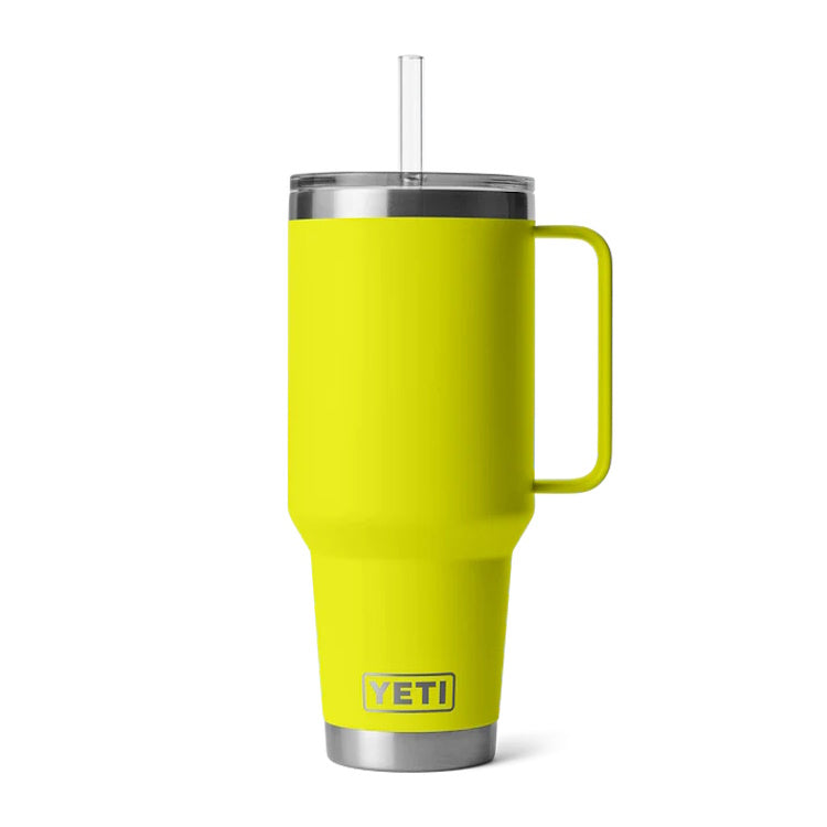 Yeti Rambler 42oz Straw Mug - Firefly Yellow