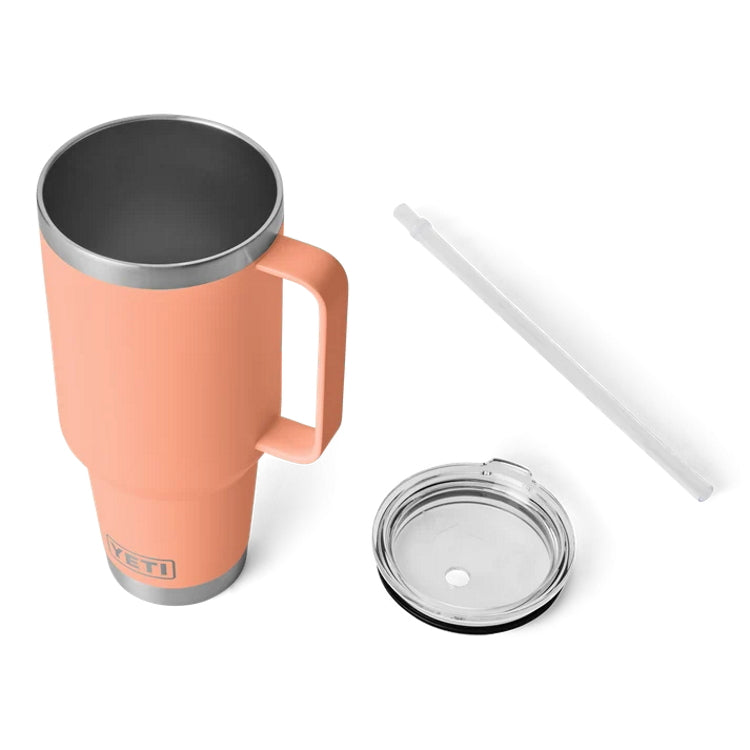Yeti Rambler 42oz Straw Mug - Low Country Peach