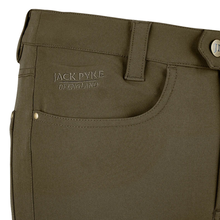 Jack Pyke Ladies Contour Stretch Pants - Brown