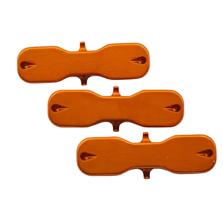Cling Mag Grab Rod Rack - Orange - 3 Pack - Mount Only