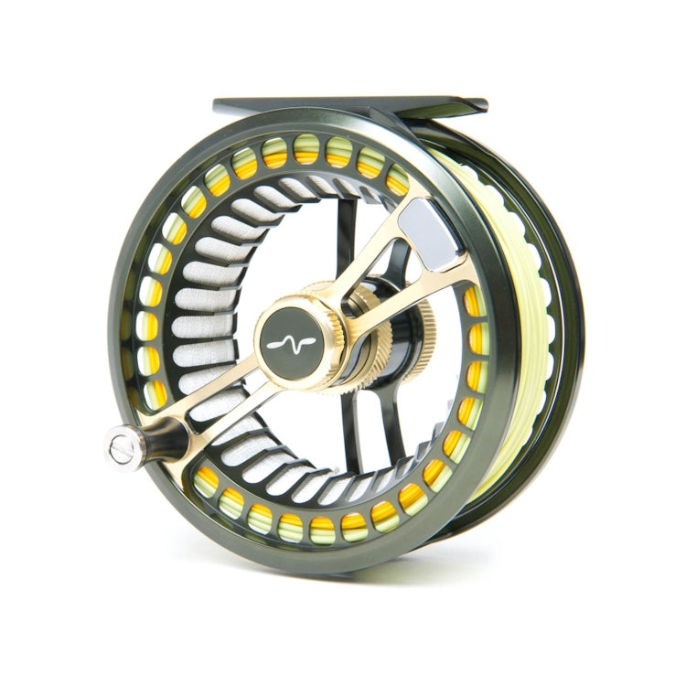 Guideline Fario LW Fly Reels - Dark Grey Green/Gold