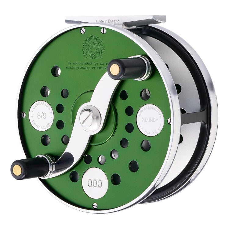 Hardy Cascapedia MKV Limited Edition Salmon Fly Reel - Green/Silver/Black