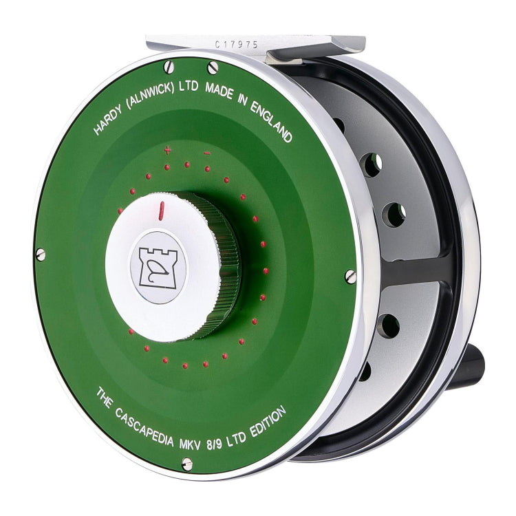 Hardy Cascapedia MKV Limited Edition Salmon Fly Reel - Green/Silver/Black