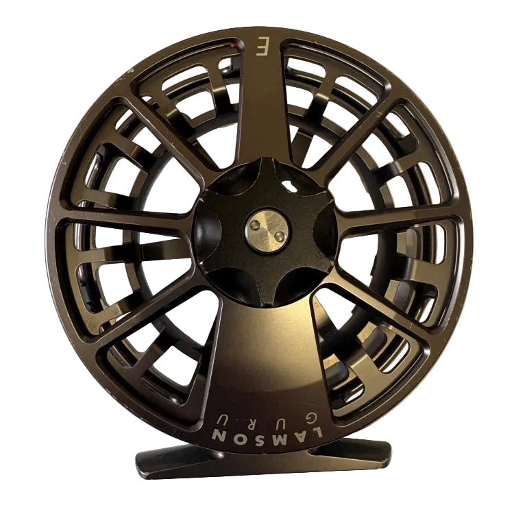 USED Lamson Guru E -3+ Reel Tungsten (134)