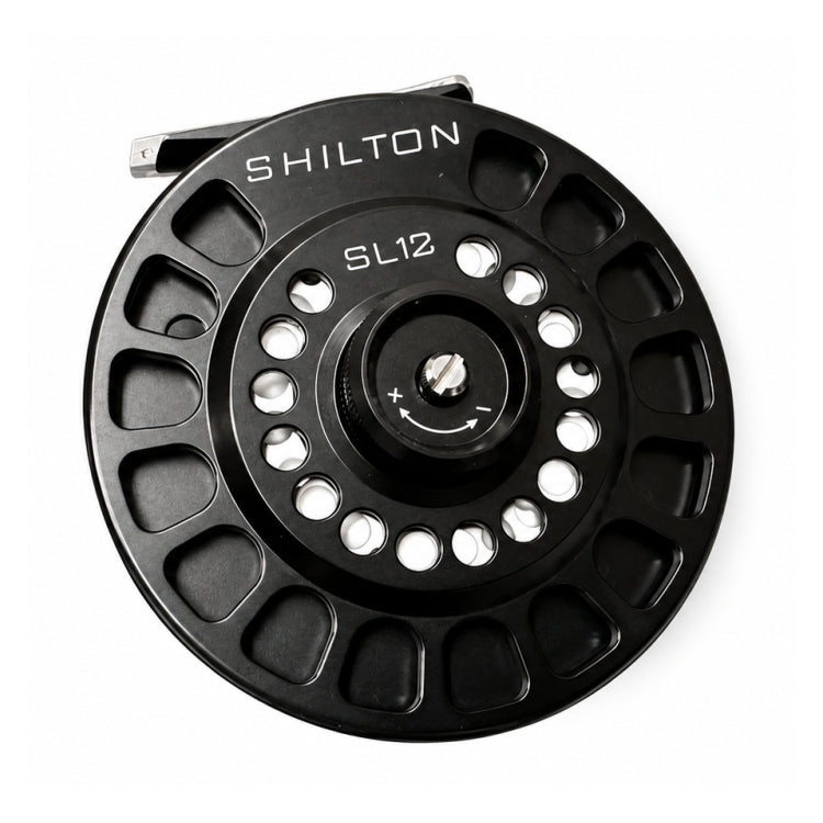 EX-DEMO Shilton SL12 Spey Fly Reel 2024 Model - Black - 12wt+