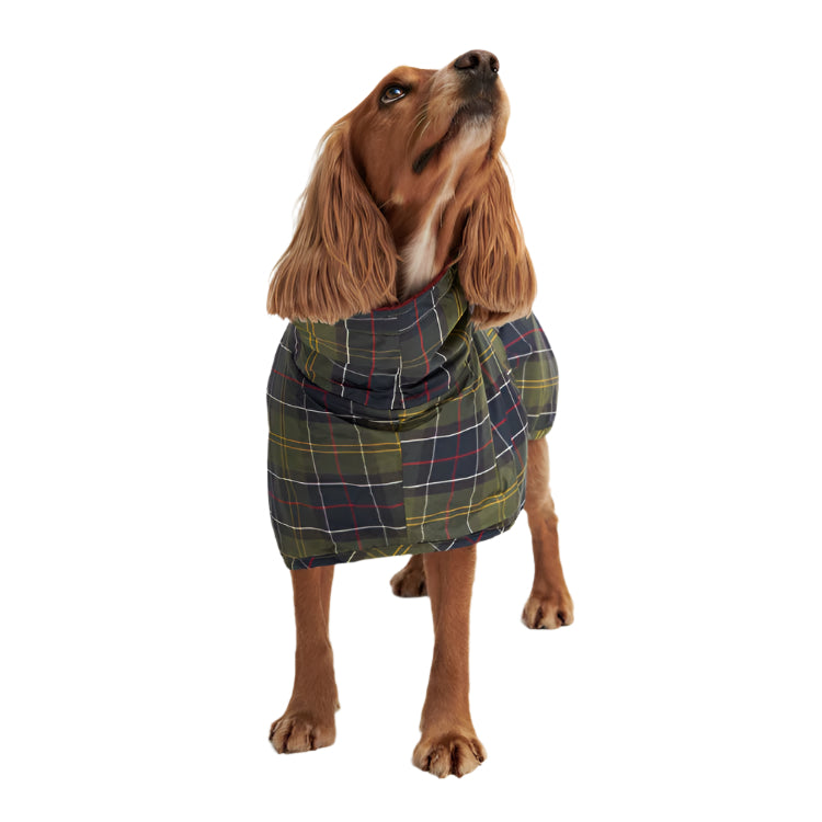 Barbour Tartan Dog Drying Robe - Classic Tartan