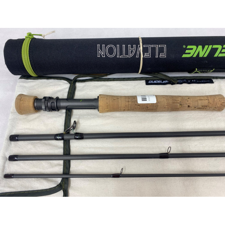 USED 9ft 0in Guideline Elevation 8 Line 4 Piece River Fly Rod (445)