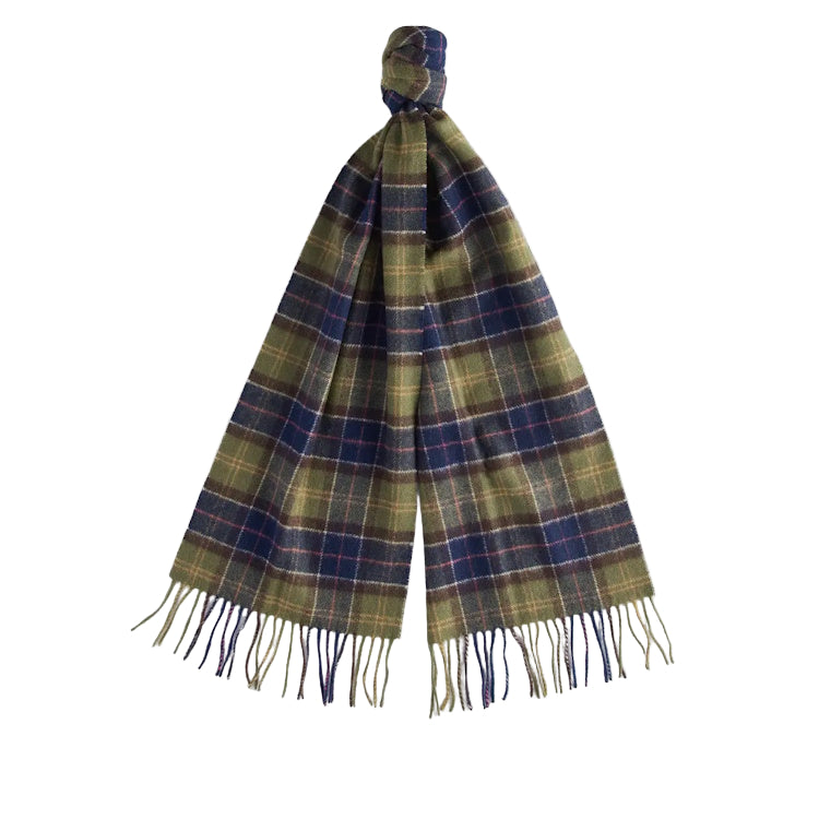 Barbour Tartan Lambswool Scarf Classic Tartan John Norris