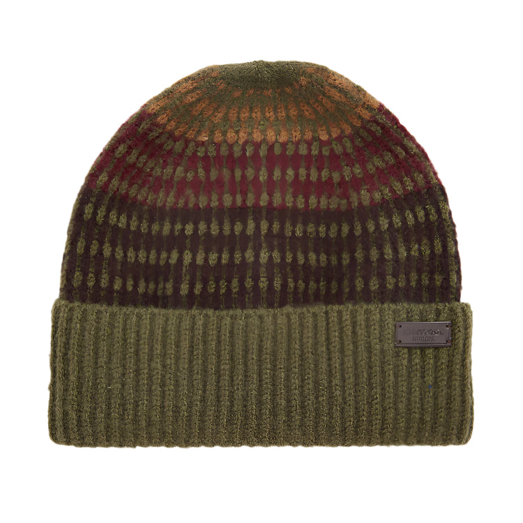 Barbour Branton Beanie and Scarf Gift Set - Army Green