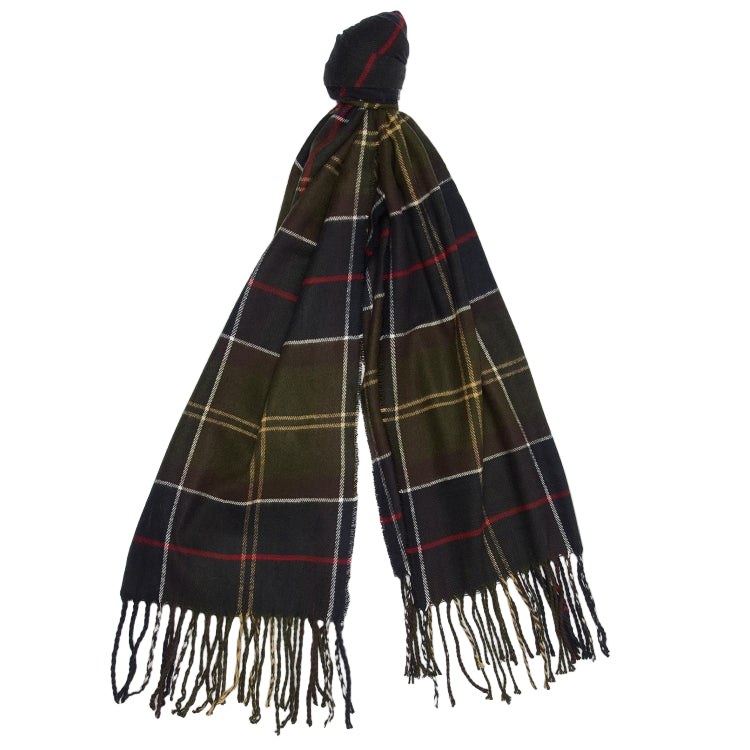 Barbour Ladies Dover Beanie and Hailes Scarf Gift Set - Classic