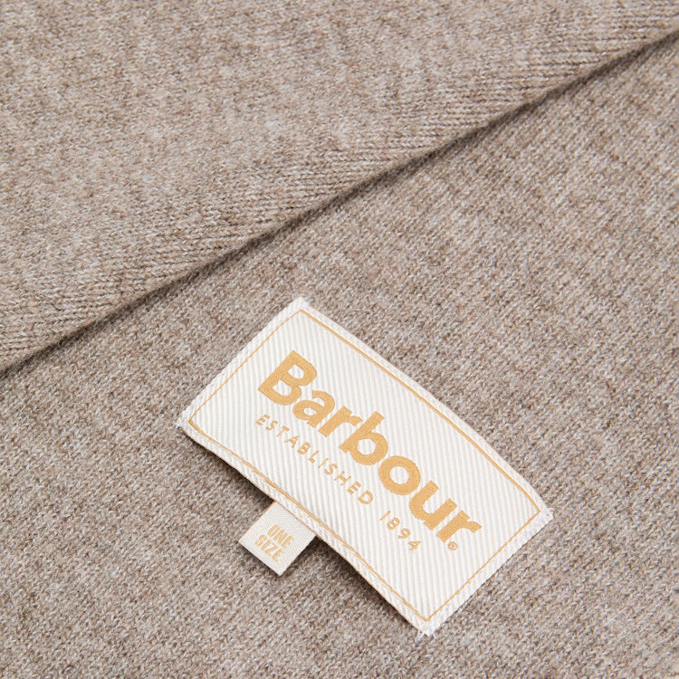 Barbour Ladies Winona Beanie and Scarf Gift Set - Taupe