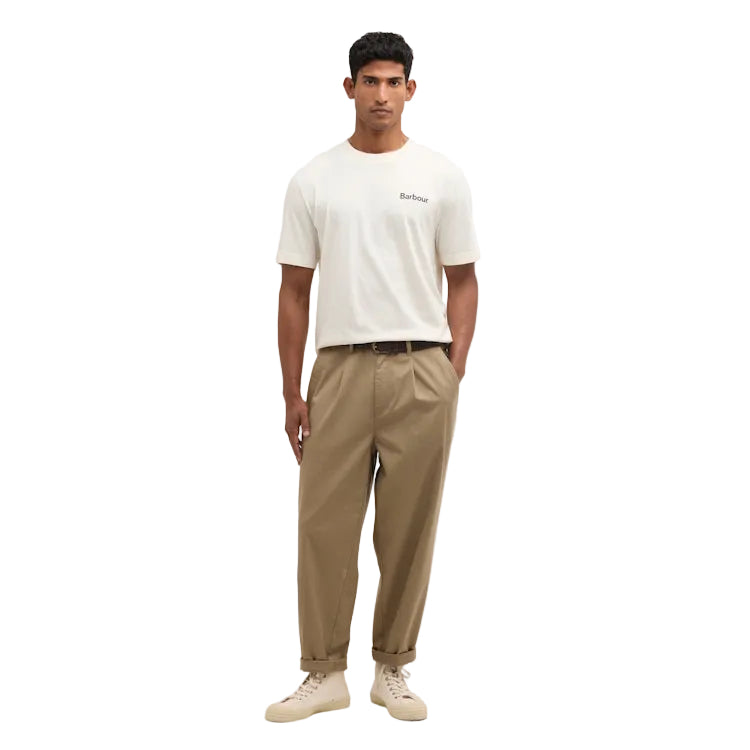 Barbour Packling Relaxed Graphic T-Shirt - Neutral
