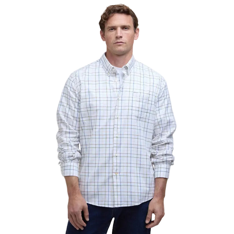 Barbour Caswell Tattersall Regular Shirt - Pine Green