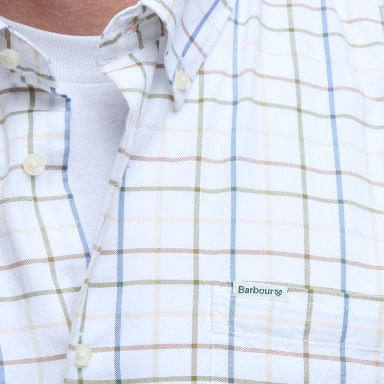 Barbour Caswell Tattersall Regular Shirt - Pine Green
