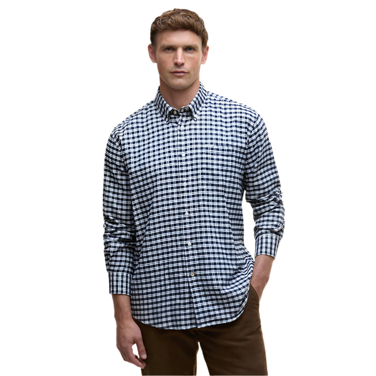 Barbour Colderham Regular Checked Shirt - Navy