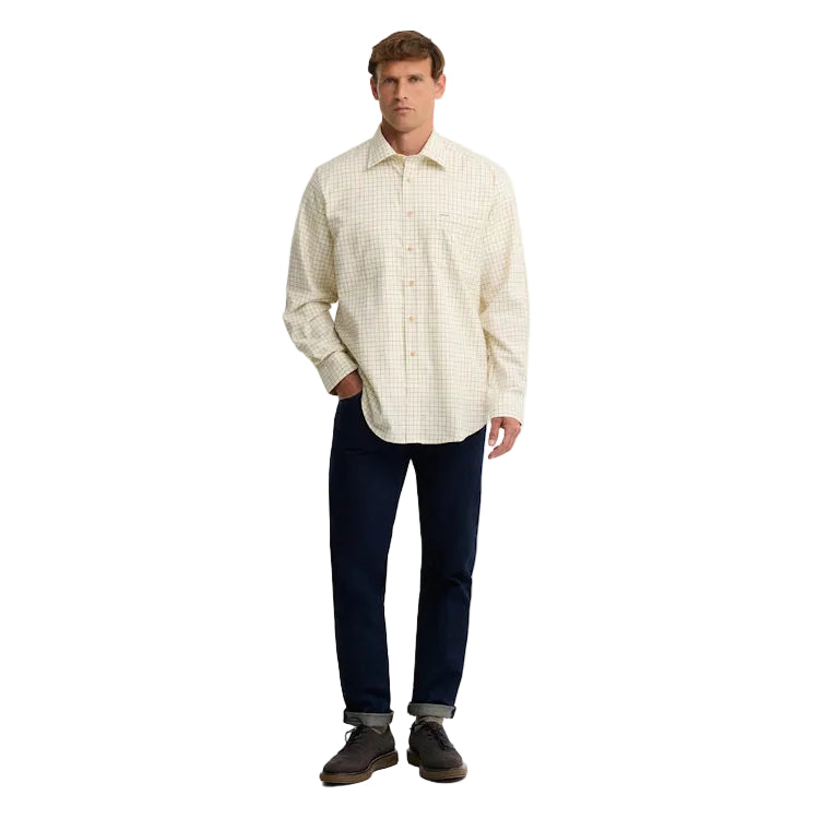 Barbour Field Tattersall Shirt - Green/Brown